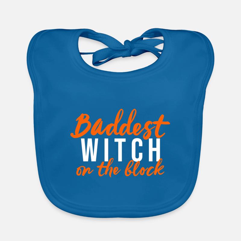 Halloween Witch Witchcraft Magic Magic Magic Magice Costume Organic Baby Bibs
