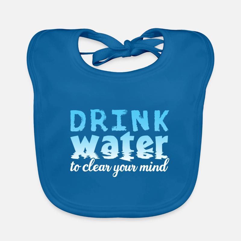 Drink Water Organic Baby Bibs