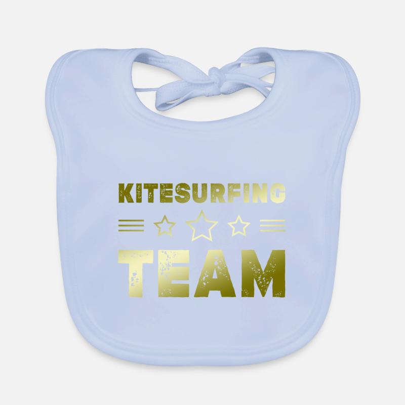Équipe de kitesurf Bavoir bio Bébé