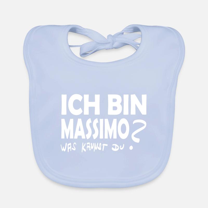Vorname NAME Massimo Baby Bio-Lätzchen