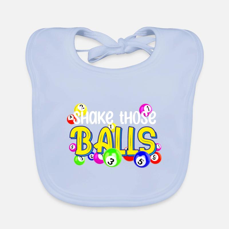 Shake Those Balls | Bingo Organic Baby Bibs