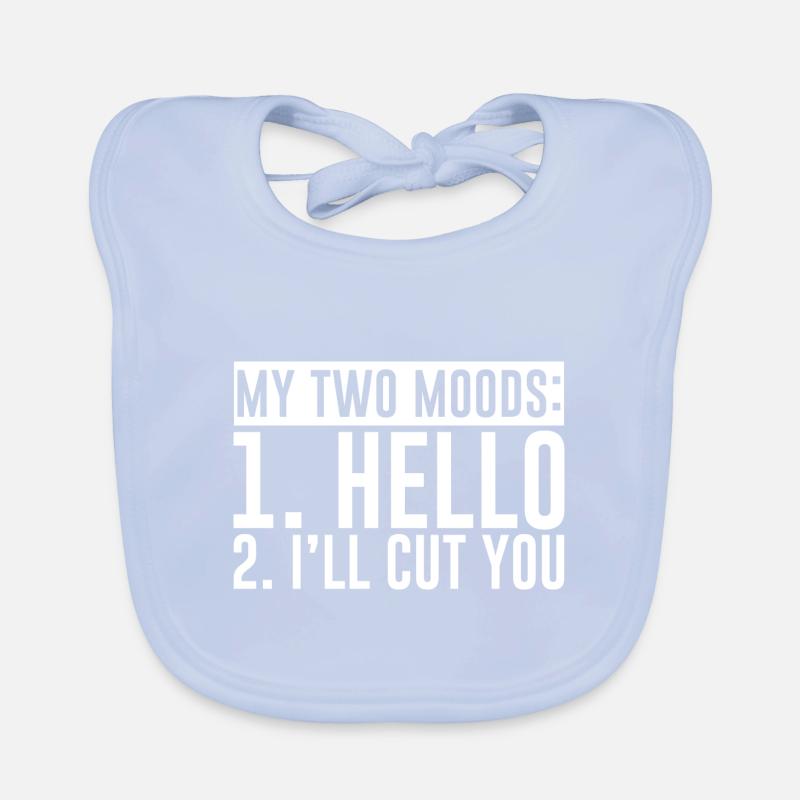 Mes deux humeurs 1 Bonjour 2 Je vais te couper 2 Bavoir bio Bébé