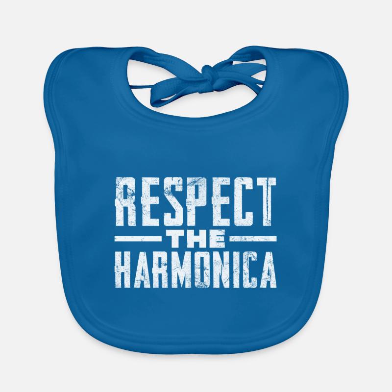 Respect the harmonica Baby Bio-Lätzchen
