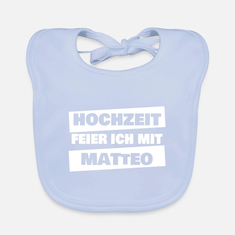 Gift for Matteo Organic Baby Bibs