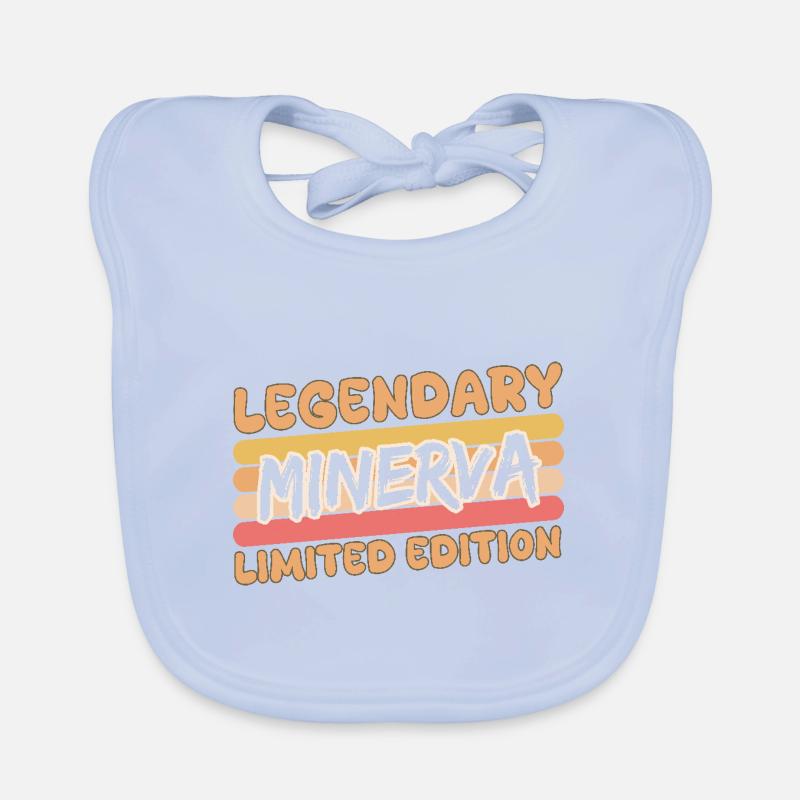 Minerva comme nom Bavoir bio Bébé