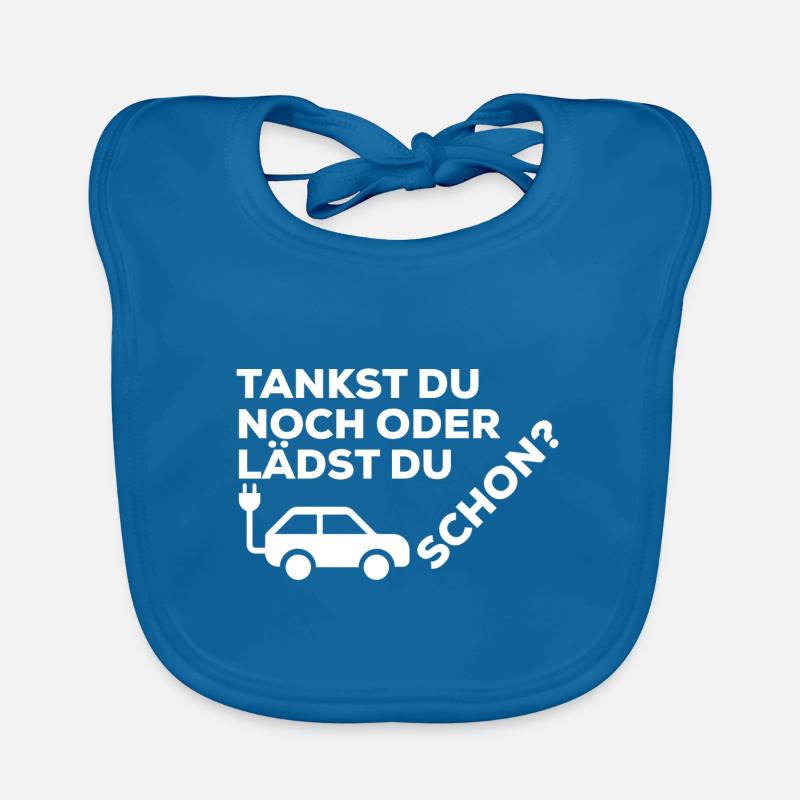 Tankst du noch oder lädst du schon? Baby Bio-Lätzchen