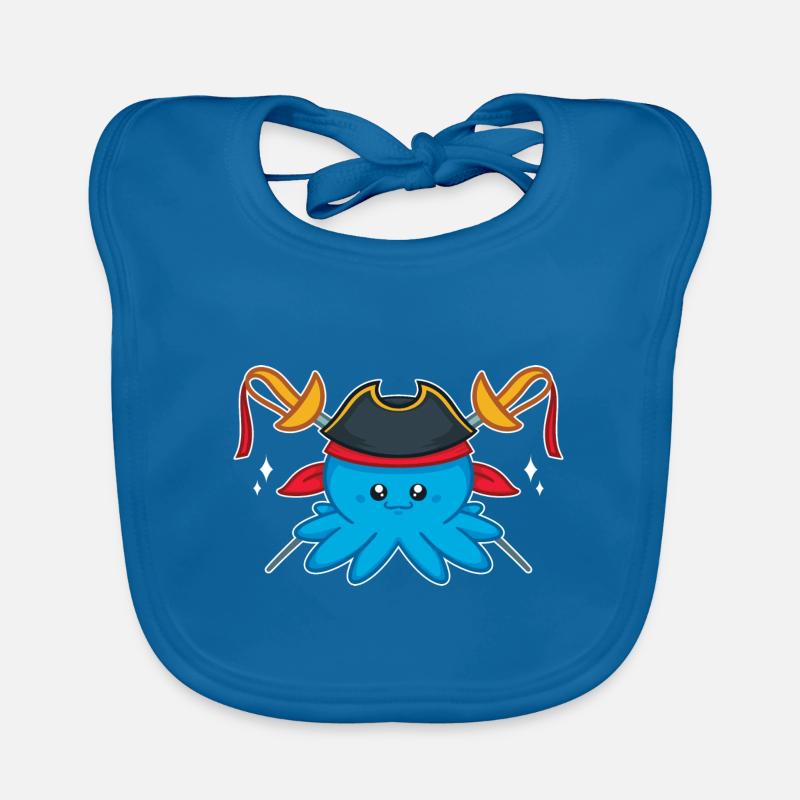 Oktopus Baby Bio-Lätzchen