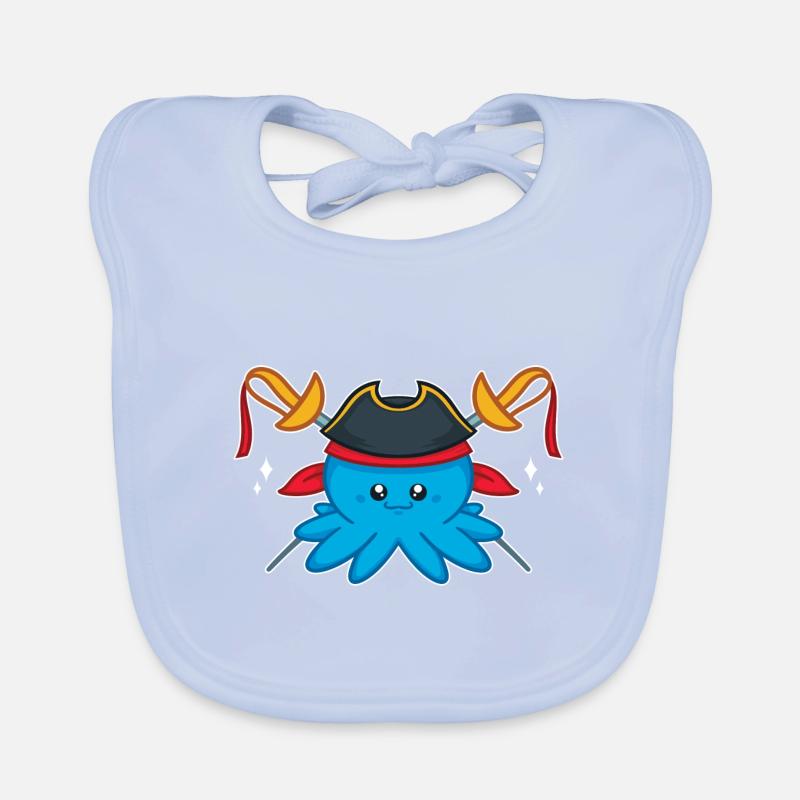 Octopus Organic Baby Bibs