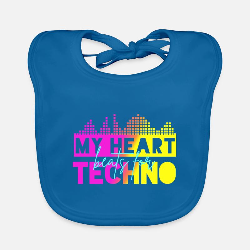 Techno-Beats Baby Bio-Lätzchen
