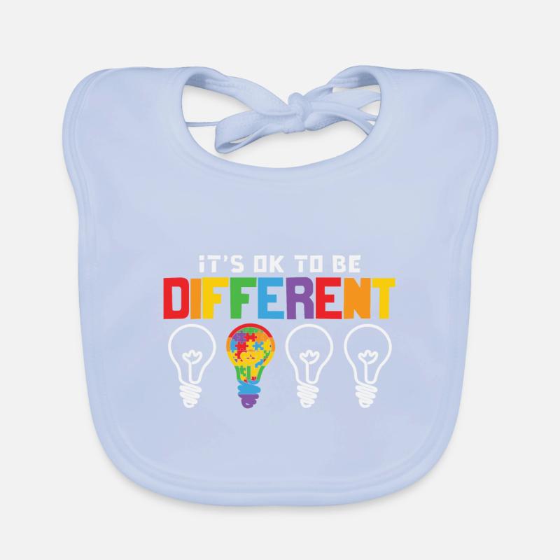 Mois de la sensibilisation à l’autisme Bavoir bio Bébé