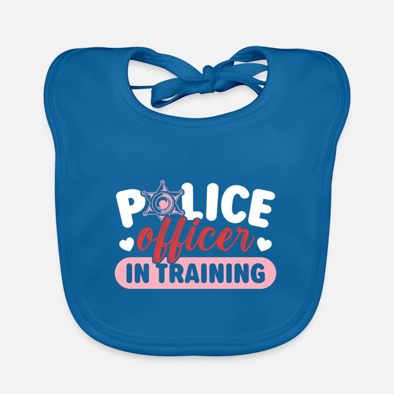 Policier en formation Policier Bavoir bio Bébé