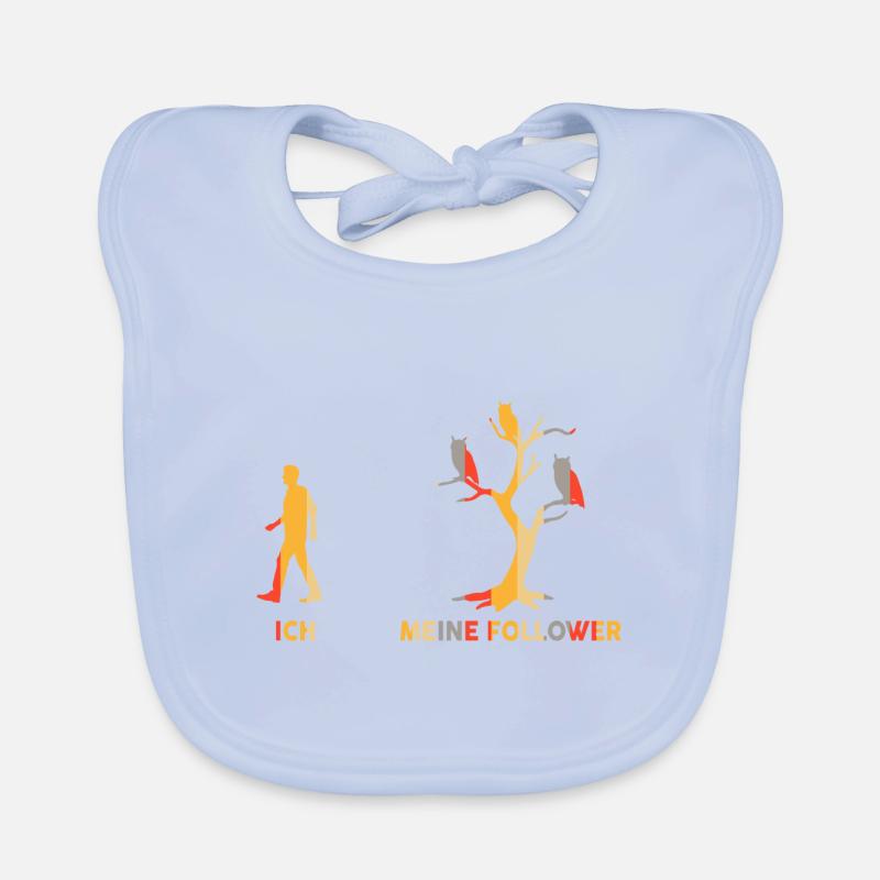 Ich Meine Follower Eulen Vogel Eule Ornithologie Baby Bio-Lätzchen