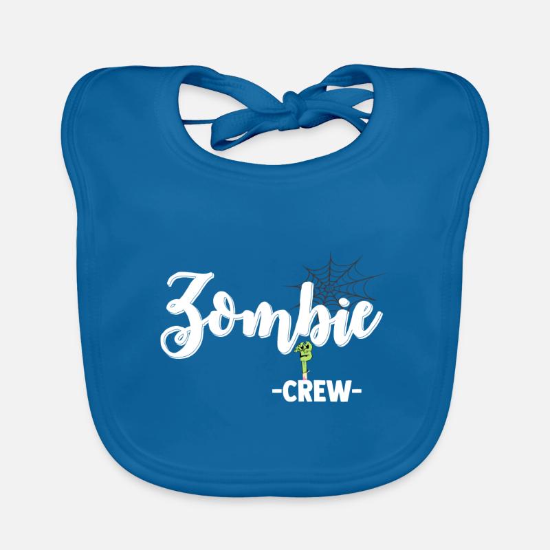 Halloween Zombie Undead Corpse Creature Dead Costume Organic Baby Bibs