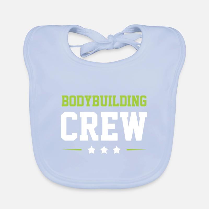 Equipe de musculation Bavoir bio Bébé