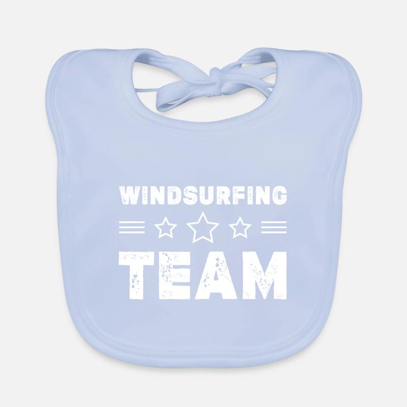 Équipe de planche à voile Bavoir bio Bébé
