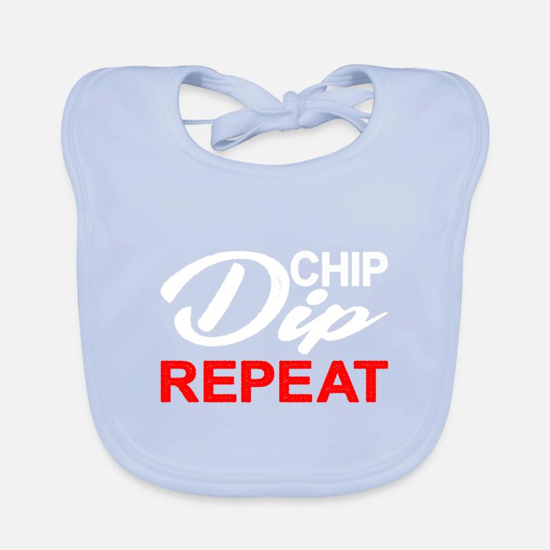 Chip Dip Repeat 8 Baby Bio-Lätzchen