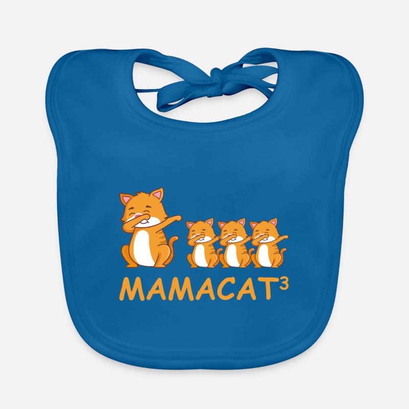 Schwanger werdene Mutter Drillinge Katze Baby Bio-Lätzchen