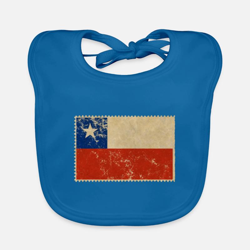 Flagge Chile Baby Bio-Lätzchen
