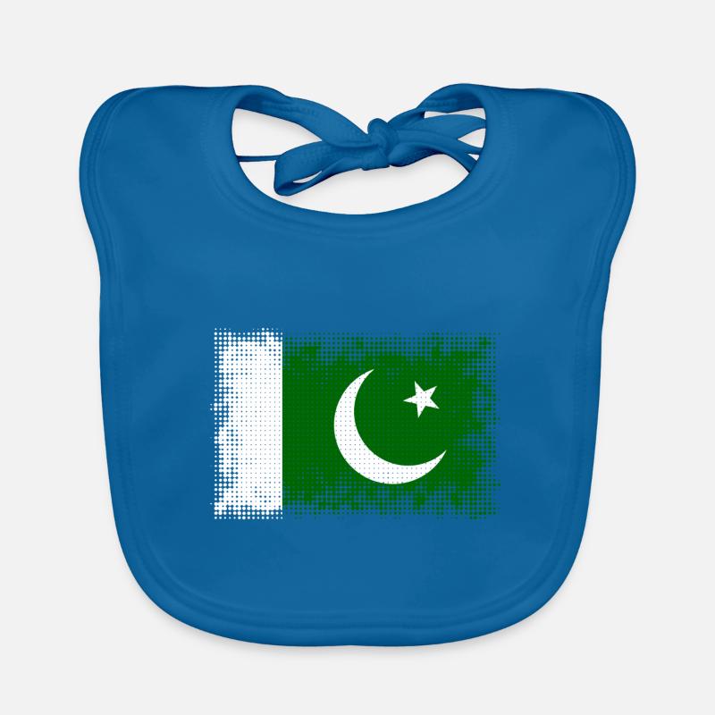 Le Pakistan comme drapeau Bavoir bio Bébé