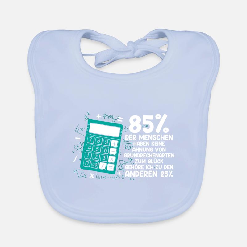 Calculatrice pour professeur de mathématiques Bavoir bio Bébé