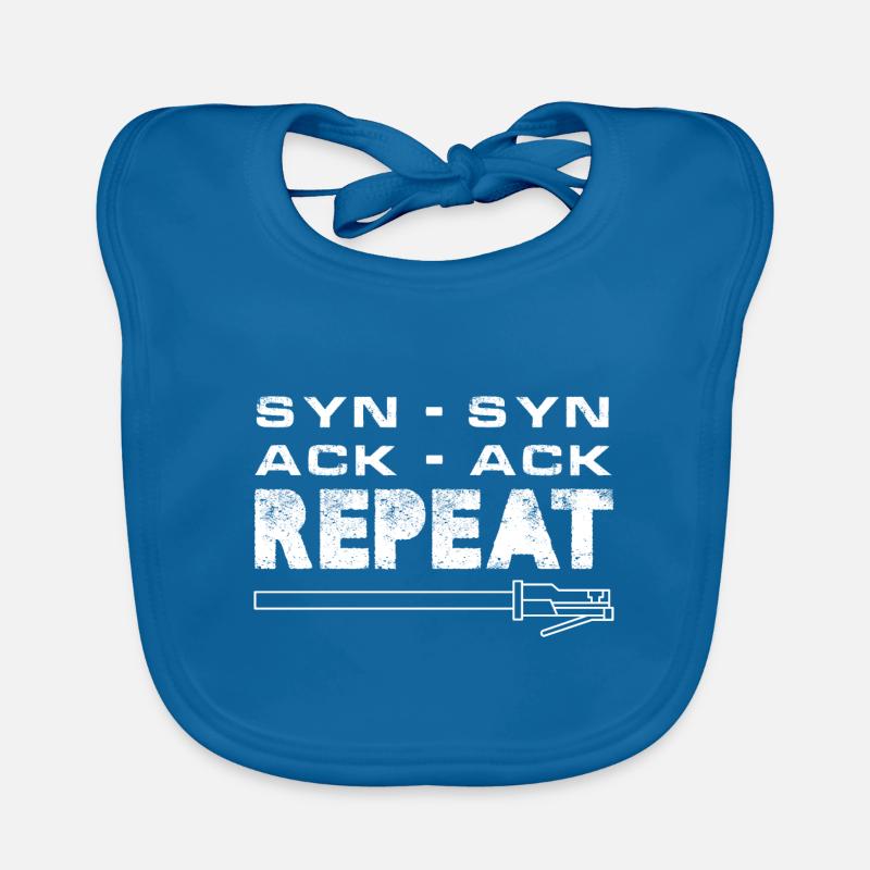 Syn ack repeat Conception pour un ventilateur réseau Bavoir bio Bébé