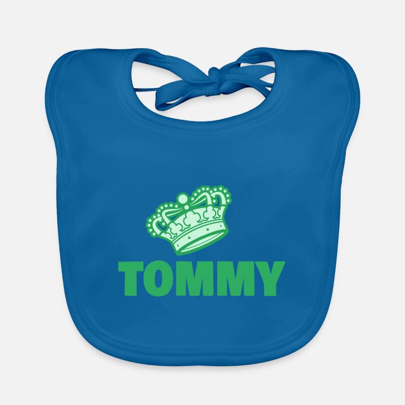 First name Tommy Organic Baby Bibs