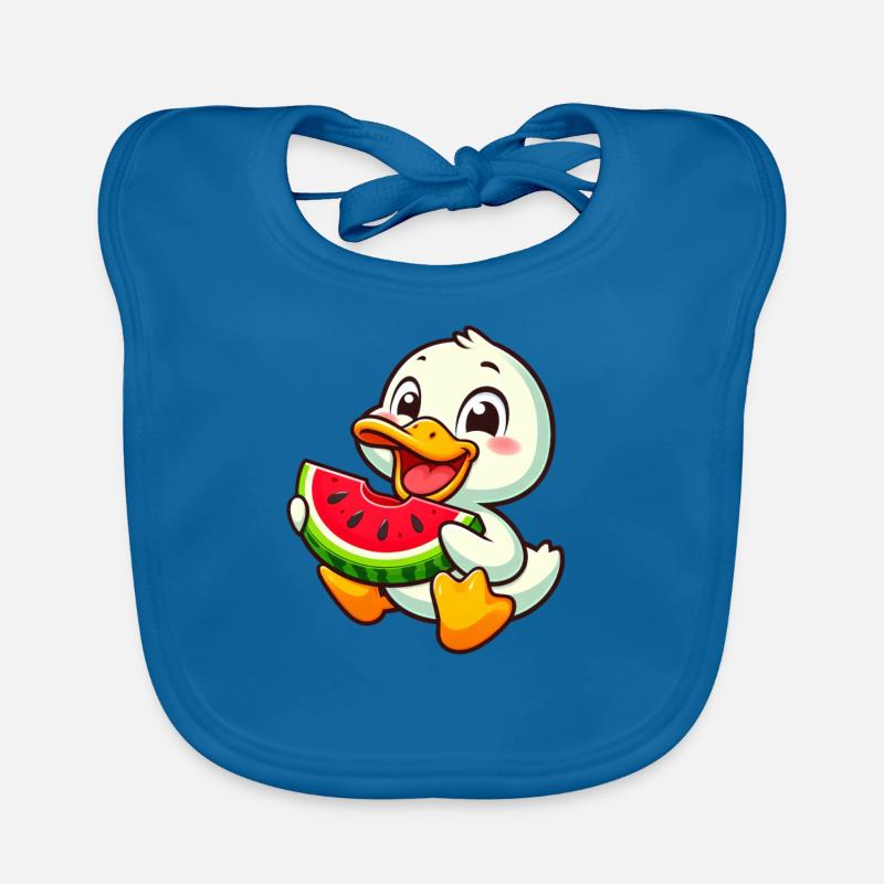 de canard à la pastèque fruitée Bavoir bio Bébé