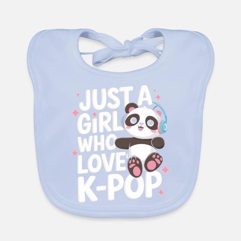 Musique K-Pop Pop Coréenne Bavoir bio Bébé