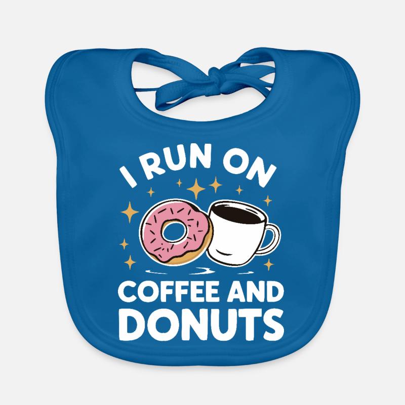 Donut Donuts Candy Bagel Organic Baby Bibs