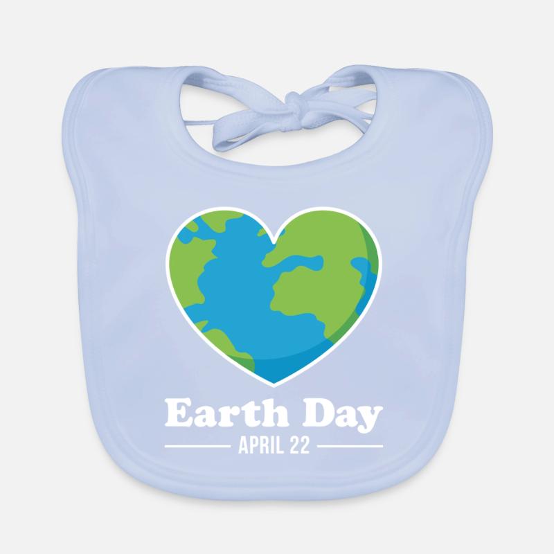 Tag der Erde 22. April Baby Bio-Lätzchen