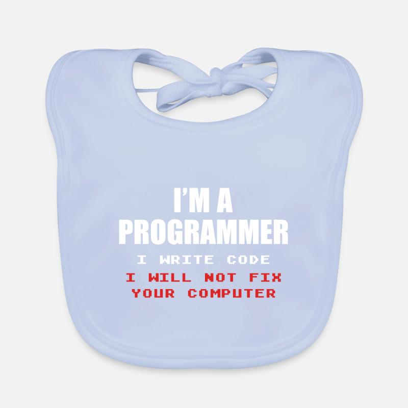 Programmeur Geek Programmeur Programmeur Informatique Codeur L Bavoir bio Bébé