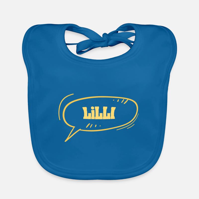 Lilli as a first name Organic Baby Bibs