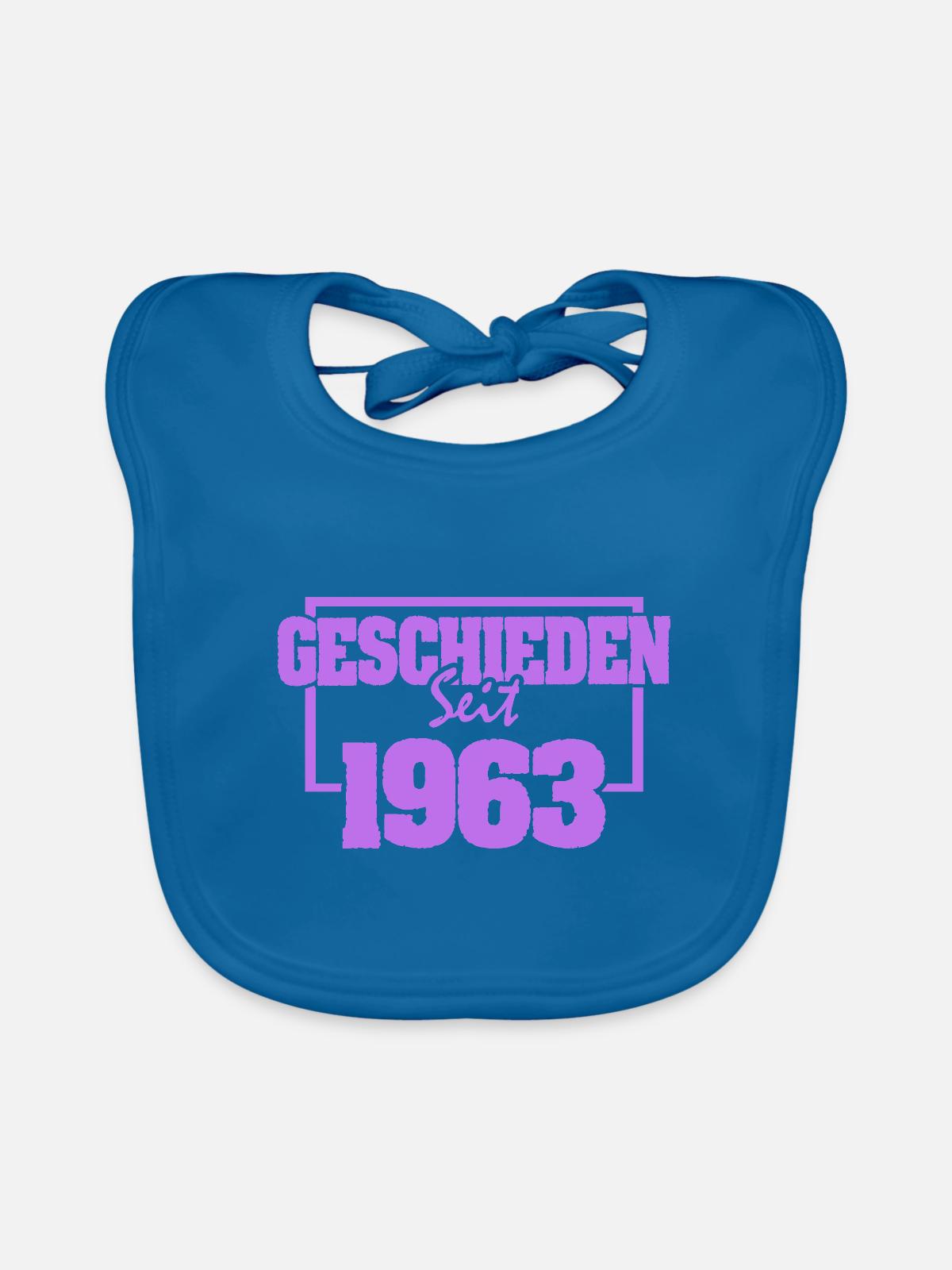 1963 - Baby Bio-Lätzchen - Pfauenblau - Vorne