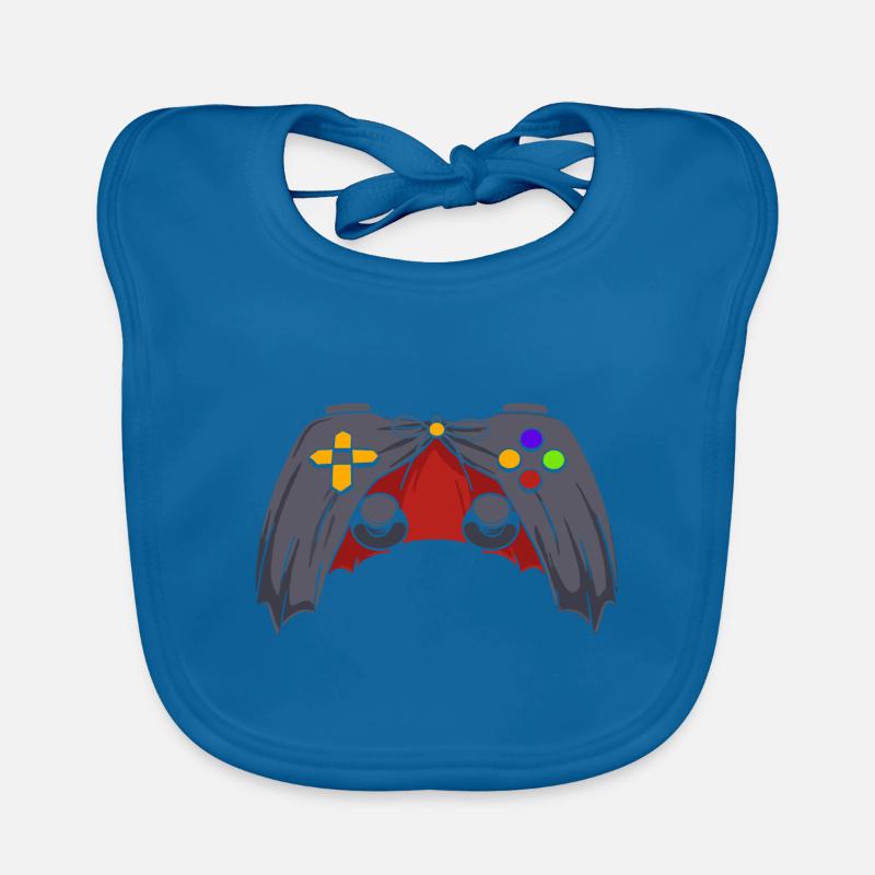 Halloween Dracula Gaming Controller Organic Baby Bibs