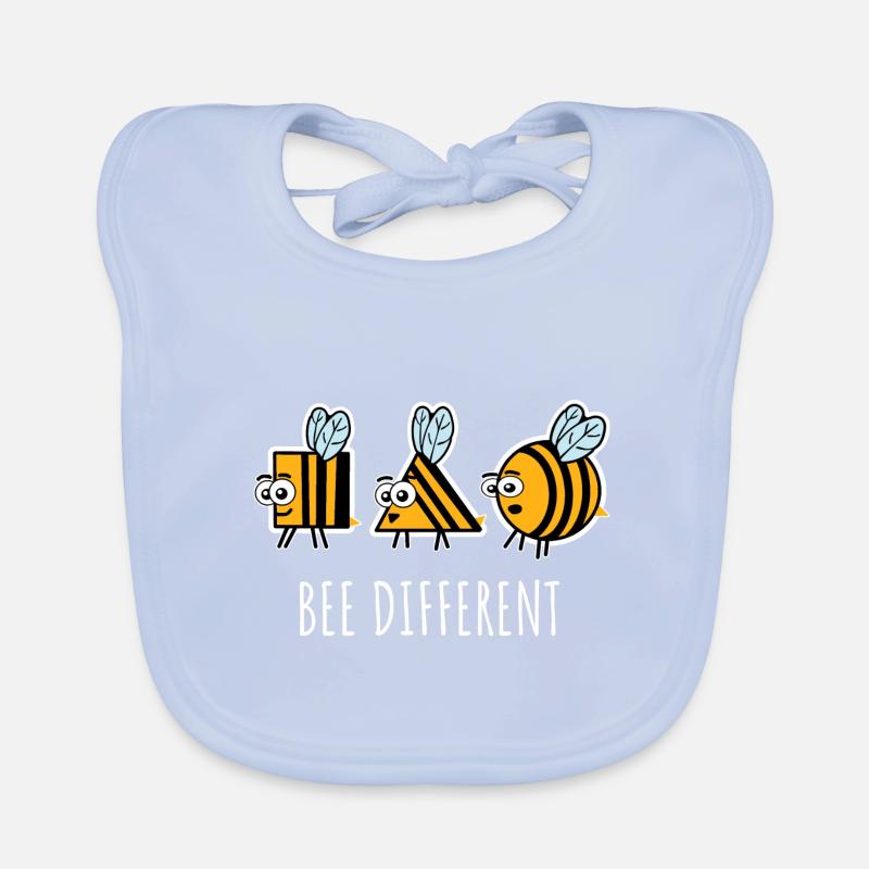Bees Bees Bees Trend Diversity Bee Different Organic Baby Bibs