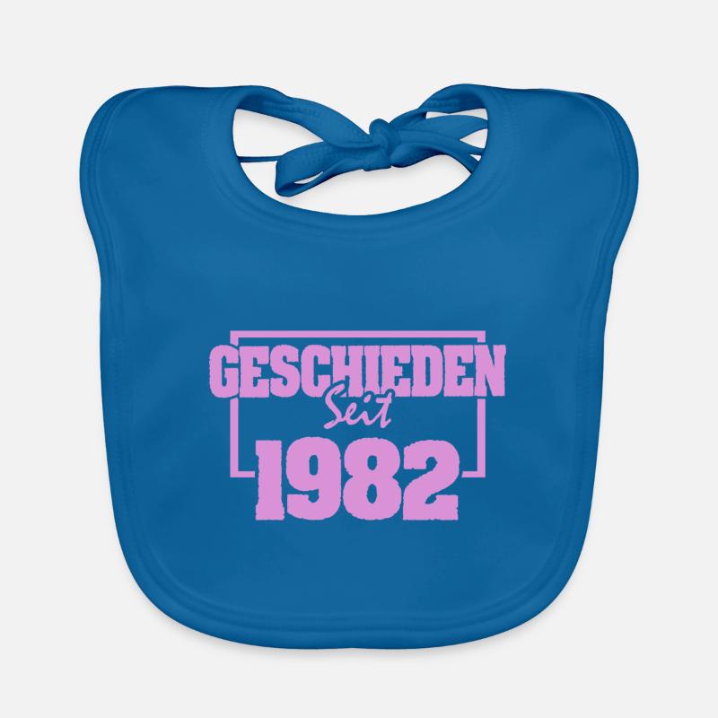 Divorced in 1982 Organic Baby Bibs