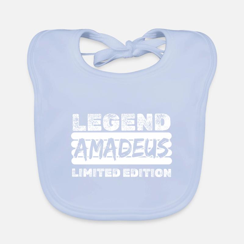 Amadeus as a given name Organic Baby Bibs