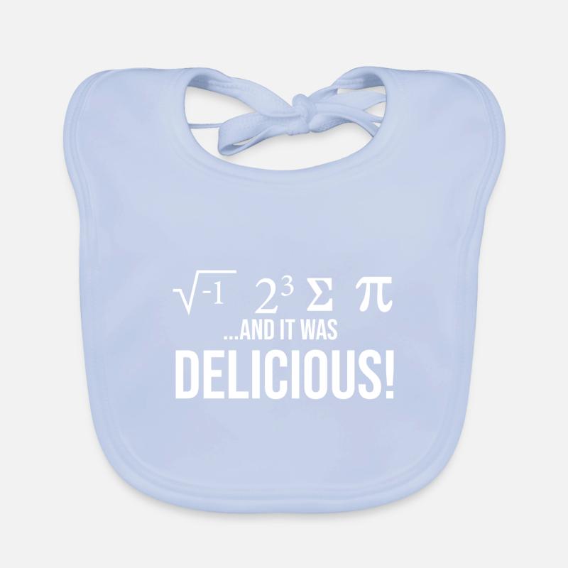 Pi day Math T-shirt Organic Baby Bibs