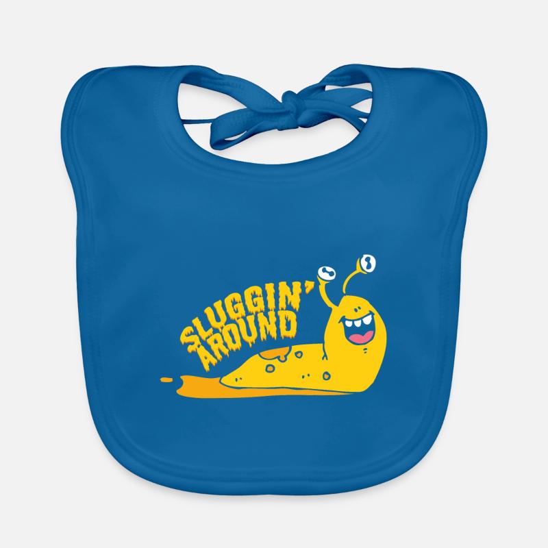 Sluggin autour de la limace de banane Bavoir bio Bébé