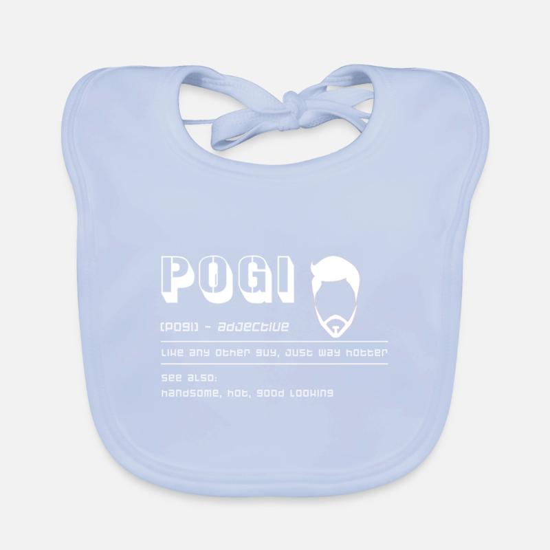 Hilarious Pogi declaration Philippine flag Organic Baby Bibs