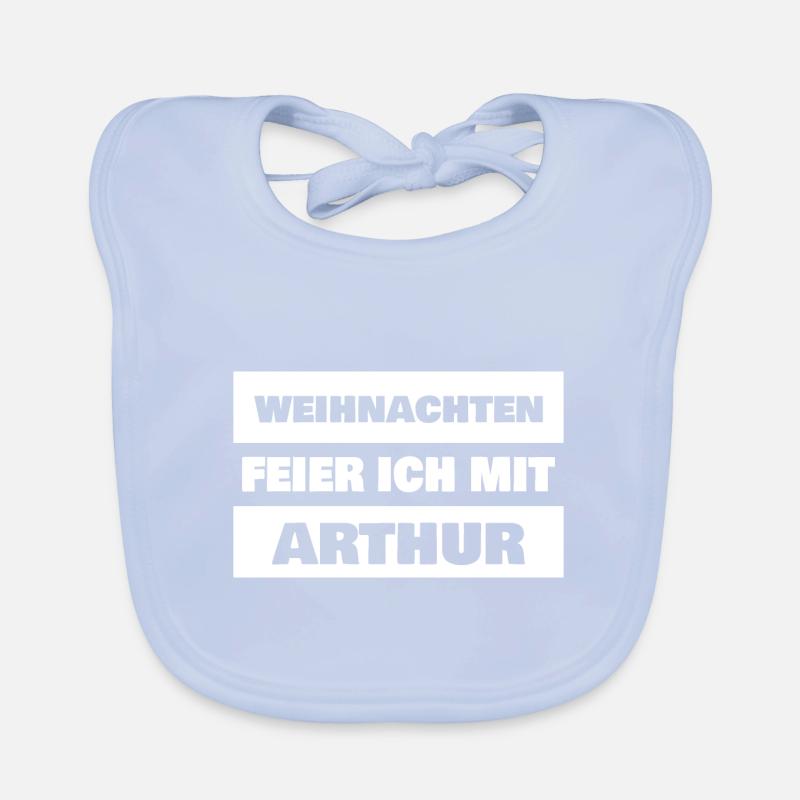 First name Arthur Organic Baby Bibs
