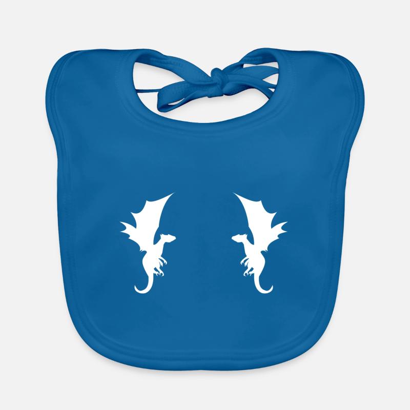 Drache Drachen Muster Baby Bio-Lätzchen