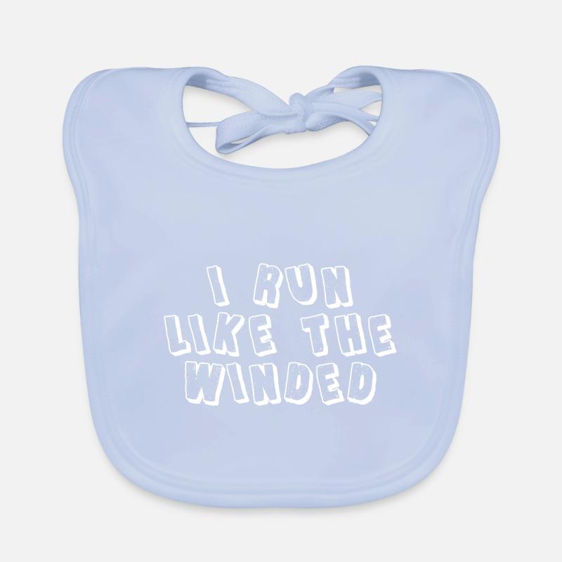 I Run Like The Winded 3 Baby Bio-Lätzchen