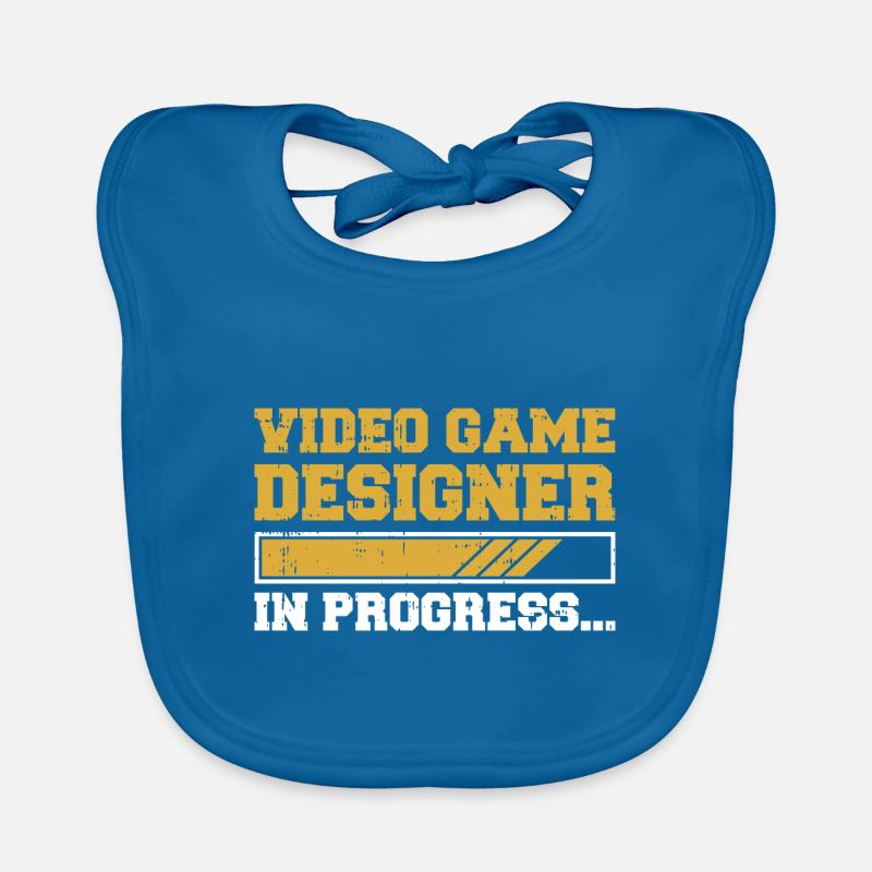 Video Game Designer Baby Bio-Lätzchen