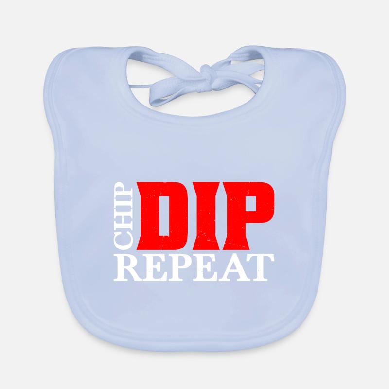 Chip Dip Repeat 12 Baby Bio-Lätzchen