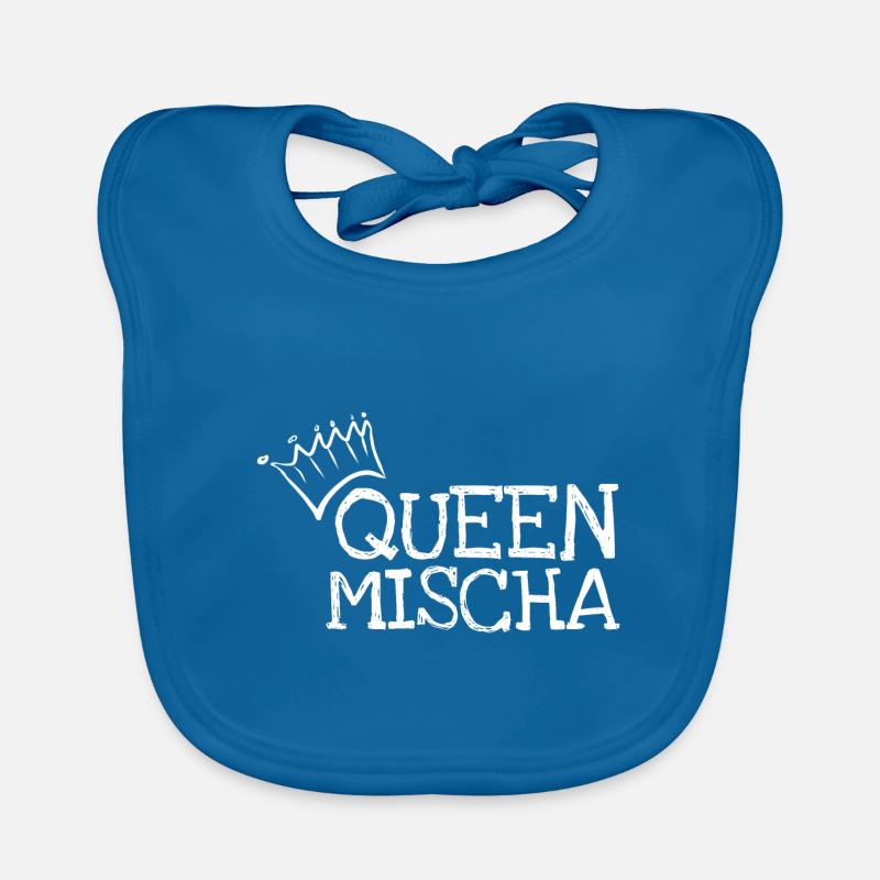 First name Mischa Organic Baby Bibs