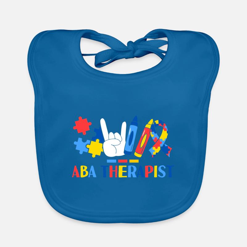 Thérapeute ABA Analyse comportementale appliquée Bavoir bio Bébé