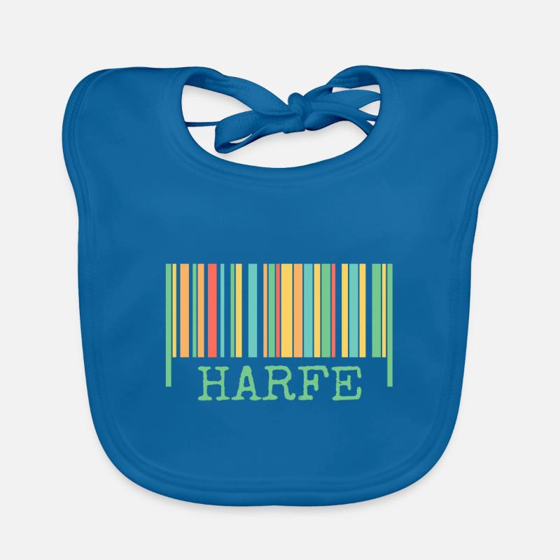 Harfe Harfe Baby Bio-Lätzchen