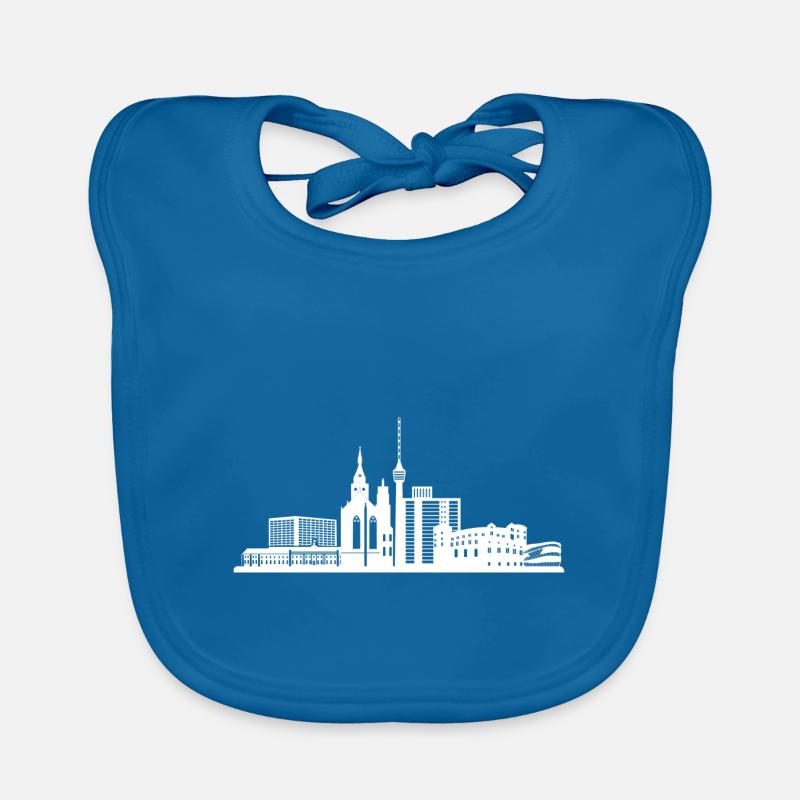 Skyline de Stuttgart Bavoir bio Bébé