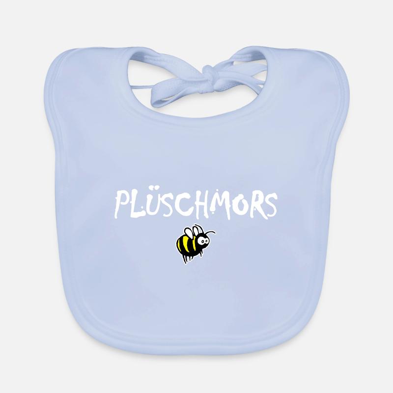 Plush mors, bumblebee, Low German Organic Baby Bibs